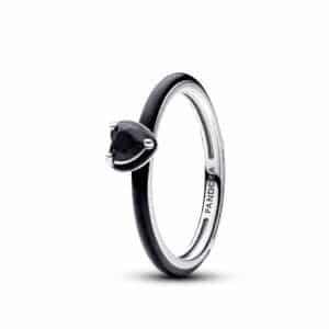 193088C01 Pandora ME Black Chakra Heart Ring