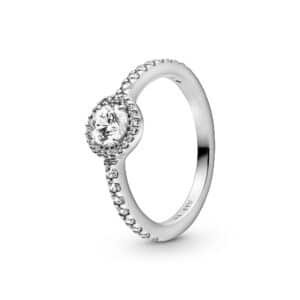 198864C01 Classic Sparkle Halo Ring