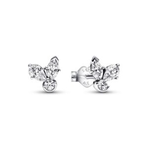 292406C01 Sparkling Herbarium Cluster Stud Earrings