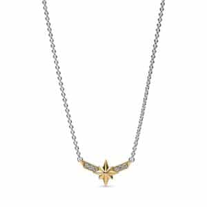 362745C01-50 Marvel Captain Marvel Octogram Star Necklace