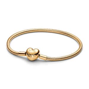 563050C00 Heart Clasp Snake Chain Bracelet