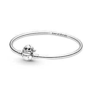 591683C01 Pandora Moments Disney Stitch Biting Clasp Bangle