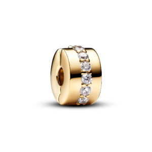 761972C01 Clear Sparkling Row Clip Charm
