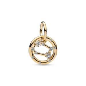 762711C01 Gemini Zodiac Dangle Charm