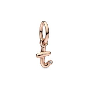 782469C01 Letter t Script Alphabet Dangle Charm