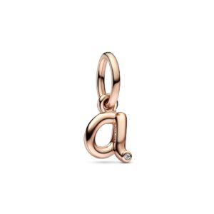 782531C01 Letter a Script Alphabet Dangle Charm