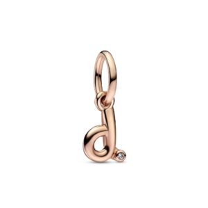 782534C01 Letter d Script Alphabet Dangle Charm