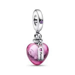 792509C01 Love Potion Murano Glass Heart Dangle Charm