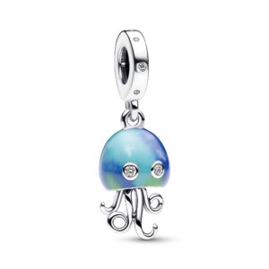 792704C01 Colour-changing Jellyfish Dangle Charm