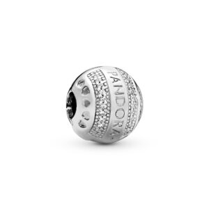 797433CZ PANDORA Logo Hearts