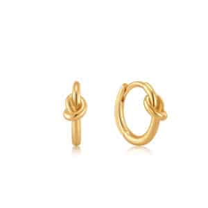 OORBELLEN  ANIA HAIE  FORGET ME KNOT shiny gold