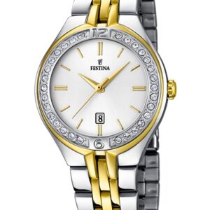 FESTINA F16868-1 met stalen kast en band staal