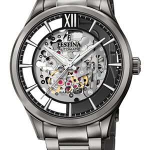 FESTINA F20632-1 met stalen kast en band staal