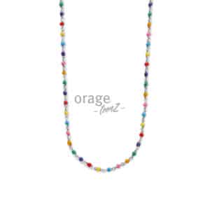 COLLIER  Orage TeenZ  T645-43 zilver 925 rhod  .    multicolor