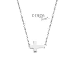COLLIER  Orage TeenZ  T401-43 zilver 925 rhod  .    .