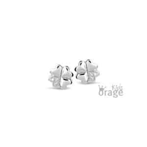 OORBELLEN  Orage Kids  K2775 zilver 925 rhod  zirconium    kleurloos