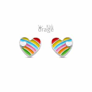 OORBELLEN    Orage Kids  K2529 zilver 925 rhod  .    multicolor