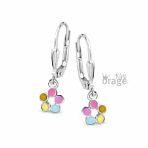 OORBELLEN    Orage Kids  K2703 zilver 925 rhod  .    multicolor