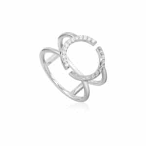 RING  ANIA HAIE  SPIKE IT UP silver