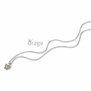 COLLIER  Orage Kids  K2911-36 zilver 925 rhod  emaille    multicolor