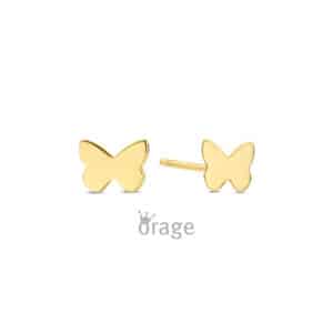 OORBELLEN    Orage Kids  K2942 9 Kt geel goud  geen stenen    .