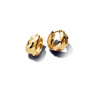 263874C00 Rippled Hoop Earrings
