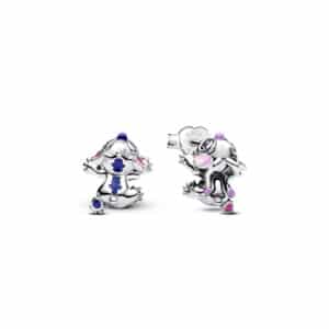 293741C01 Disney Stitch & Angel Stud Earrings