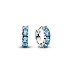 293851C01 Light Blue Hoop Earrings