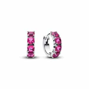 293851C02 Pink Hoop Earrings