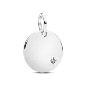 394012C01 Engravable Lab-Grown Diamond Tag Pendant