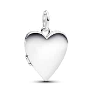 394013C01 Engravable Openable Heart Tag Pendant