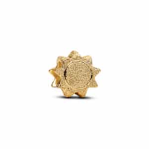 764052C00 Textured Sun Mini Charm