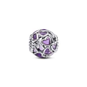793772C01 Openwork Hearts Mum Charm