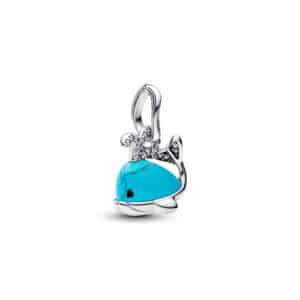 793822C01 Turquoise-coloured Whale Dangle Charm