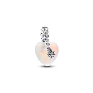794143C01 Shooting Star & Heart Dangle Charm