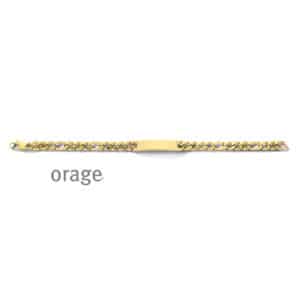IDENTITEIT  Orage  BB102-21 edelstaal - verguld geel  geen stenen    .