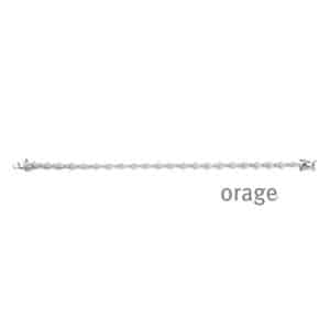 ARMBAND  Orage  BA242-18 zilver 925 rhod  zirconium    kleurloos
