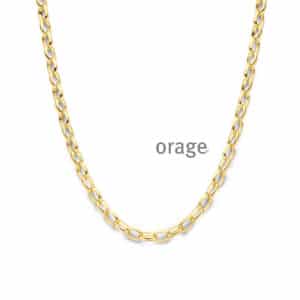 COLLIER  Orage  BB181-45 brass - verguld geel  geen stenen    .