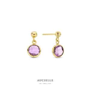 Oorringen  Aucielle  goud 18 kt,  geel goud,