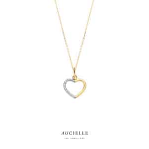 Hanger  Aucielle  goud 18 kt,  geel en wit goud,  geen stenen
