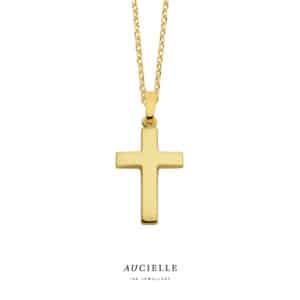 Hanger  Aucielle  goud 18 kt,  geel goud,  geen stenen  24 x 16 mm
