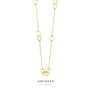 Collier  Aucielle  goud 18 kt,  geel goud,  geen stenen