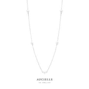 Collier  Aucielle  goud 18 kt,  wit goud,