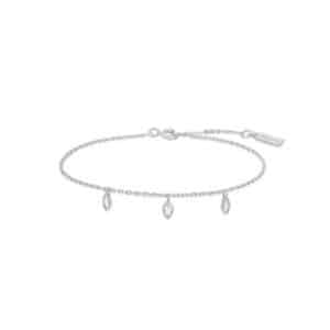 ARMBAND  ANIA HAIE  MELODIC POET silver 16,5-18,5 cm
