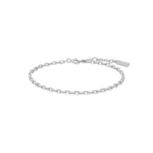 ARMBAND  ANIA HAIE  TRAILBLAZER silver 16,5-18,5 cm