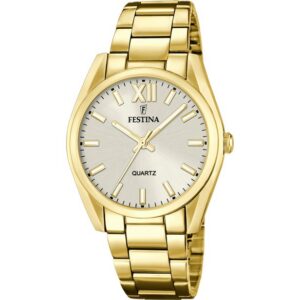 FESTINA F20640-1 met stalen kast en band staal
