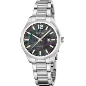 FESTINA F20737-7 met stalen kast en band staal