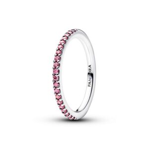 192999C02 Sparkling Pink Band Ring