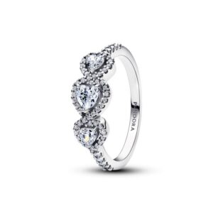 194413C01 Halo Heart Trilogy Ring