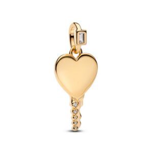364353C01 Engravable Heart Key Pendant
